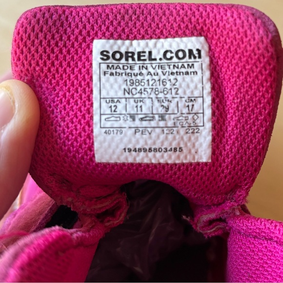 Sorel Little kids Out N About Classic Waterproof Boots girls size 12 - Picture 8 of 8